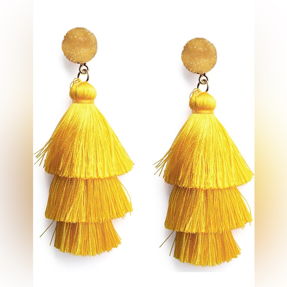 Me&Hz Layered Bohemian Tassel Earrings